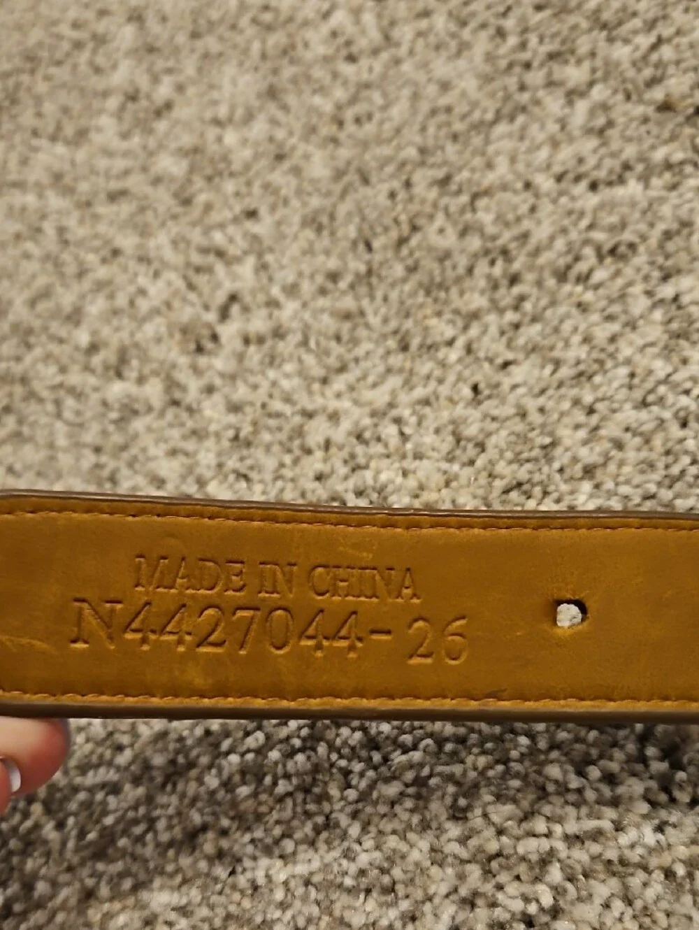 Nocona Pink Heart Concho Girls Western Belt - Size 26
